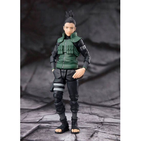 FIGURA S.H. FIGUARTS SHIKAMARU NARA BRILLIANT STRATEGIST NARUTO SHIPPUDEN 15CM image 0