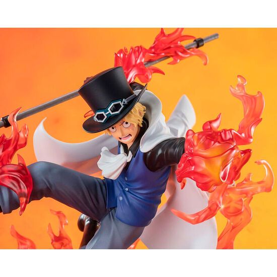 FIGURA FIGUARTS ZERO EXTRA BATTLE SABO FIRE FITS ROOK CHECK ONE PIECE 19CM image 1