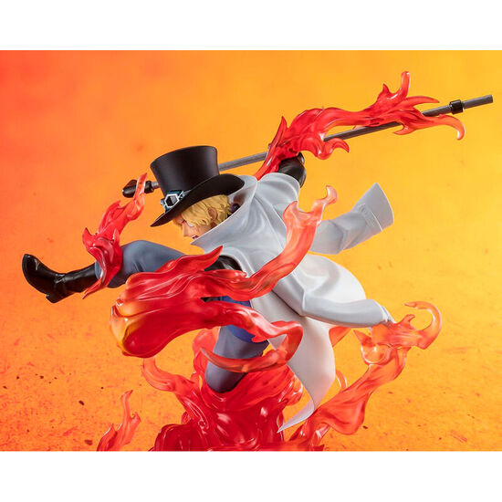 FIGURA FIGUARTS ZERO EXTRA BATTLE SABO FIRE FITS ROOK CHECK ONE PIECE 19CM image 2