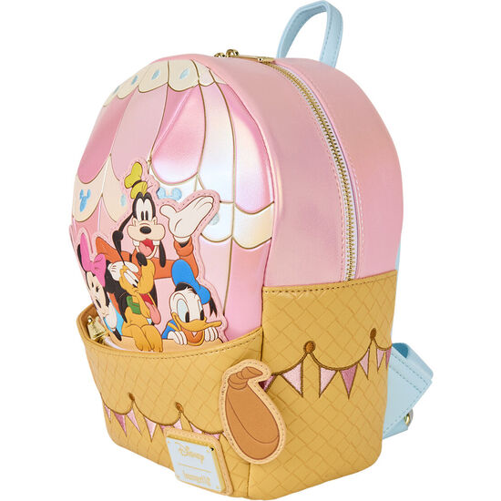 MOCHILA SHAPE HOT AIR BALLOON MICKEY & FRIENDS DISNEY LOUNGEFLY 26CM image 1