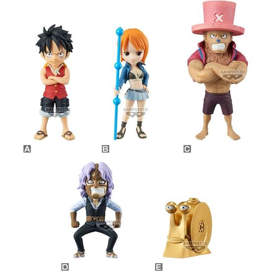 FIGURA WORLD COLLECTABLE ENIES LOBBY 01 ONE PIECE 7CM SURTIDO image 0