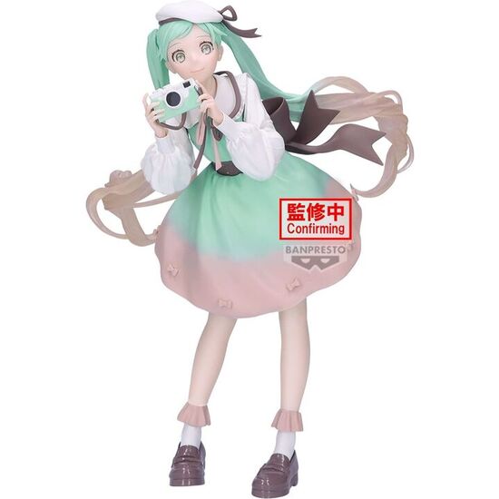 FIGURA CAMERA HOLIDAY MEMORIES HATSUNE MIKU 20CM image 0