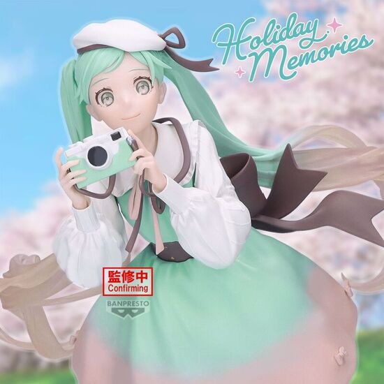 FIGURA CAMERA HOLIDAY MEMORIES HATSUNE MIKU 20CM image 1