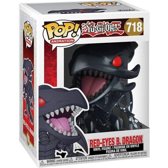 FIGURA POP YU-GI-OH RED-EYES BLACK DRAGON image 1