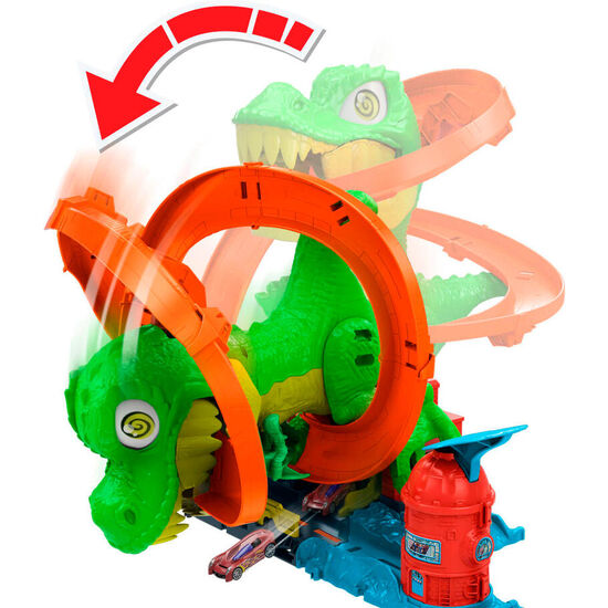 PISTA ESTACION DE BOMBEROS T-REX CITY HOT WHEELS image 2
