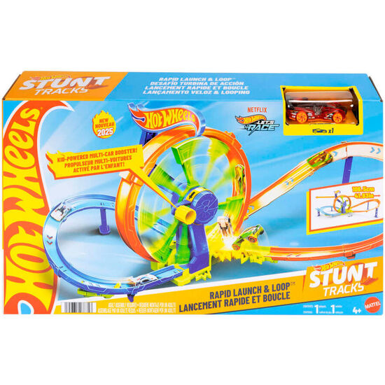 PISTA DESAFIO TURBINA DE ACCION STUNT TRACKS HOT WHEELS image 0