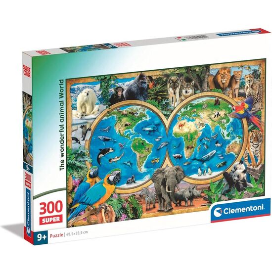 PUZZLE SUPER EL MARAVILLOSO MUNDO ANIMAL 300PZS image 1