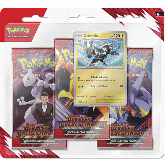BLISTER JUEGO CARTAS COLECCIONABLES DESTINOS PREDESTINADOS POKEMON SURTIDO ESPAÃ±OL image 2