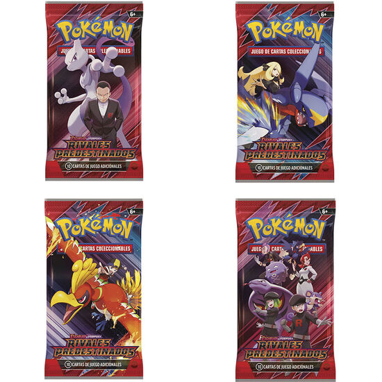 SOBRE JUEGO CARTAS COLECCIONABLES RIVALES PREDESTINADOS POKEMON ESPAÃ±OL SURTIDO image 1