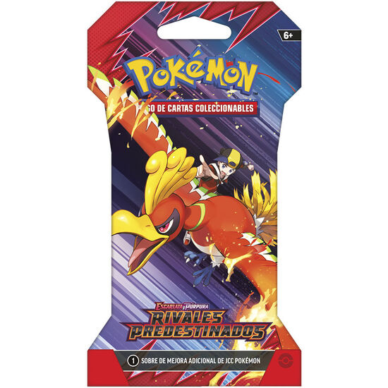 SOBRE JUEGO CARTAS COLECCIONABLES SLEEVED BOOSTER RIVALES PREDESTINADOS POKEMON SURTIDO image 1