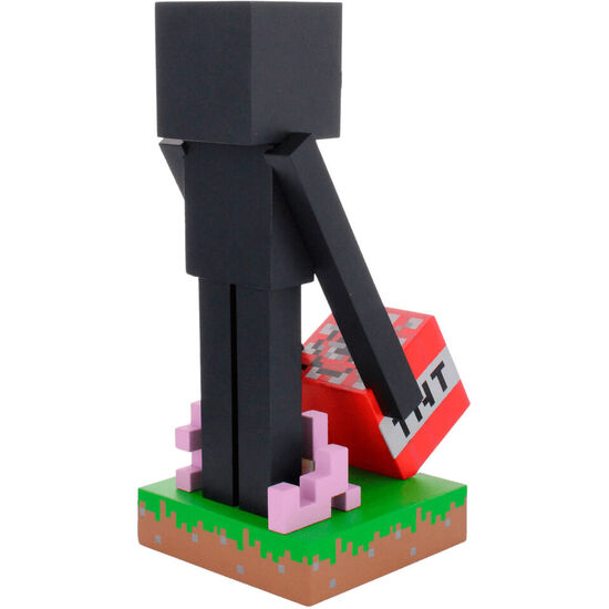 CABLE GUY SOPORTE SUJECION ENDERMAN MINECRAFT 20CM image 1