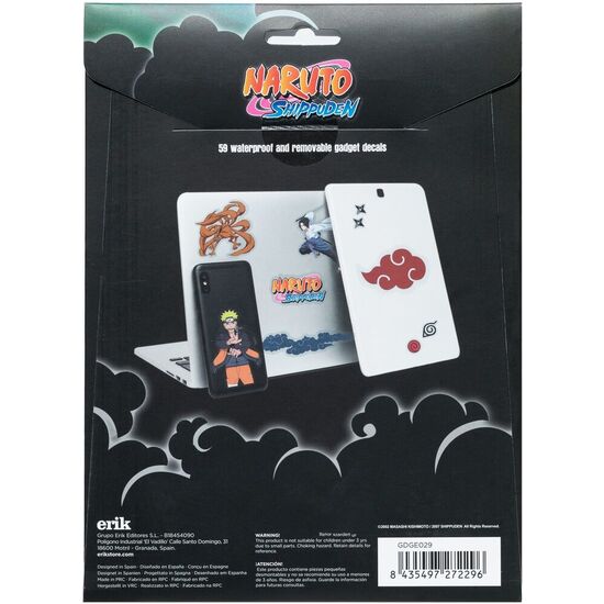 SET PEGATINAS REUTILIZABLES NARUTO SHIPPUDEN image 2