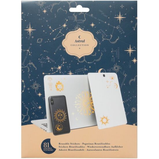 SET PEGATINAS REUTILIZABLES ASTRAL image 1