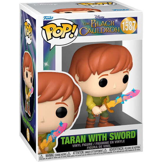 FIGURA POP DISNEY EL CALDERO NEGRO TARAN WITH SWORD image 0