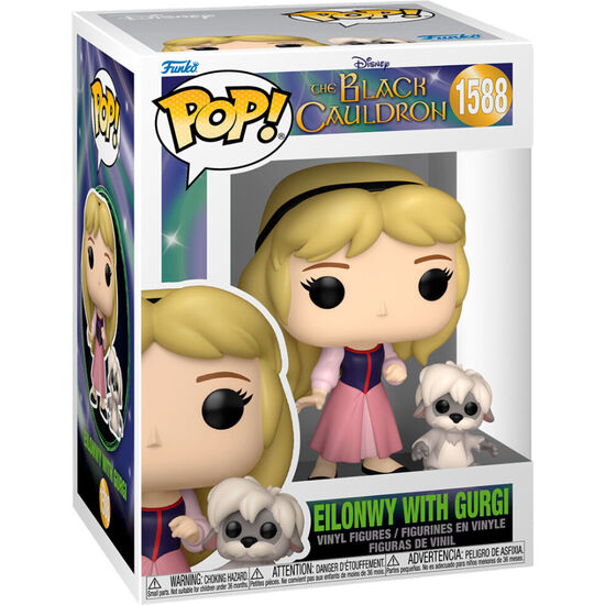 FIGURA POP DISNEY EL CALDERO NEGRO EILONWY WITH GURGI image 0