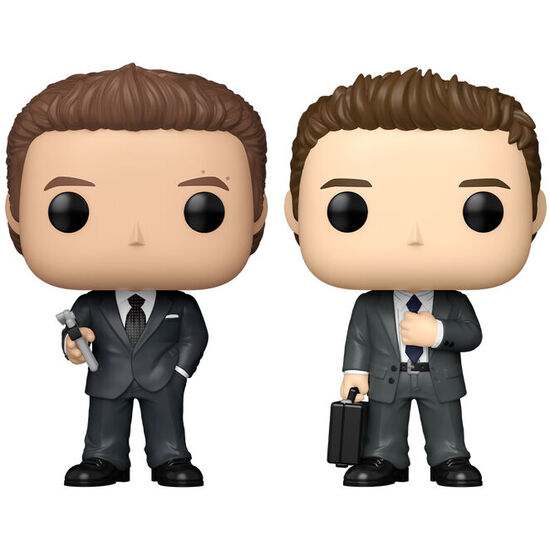 BLISTER 2 FIGURAS POP SUITS HARVEY SPECTER & MICHAEL ROSS image 1