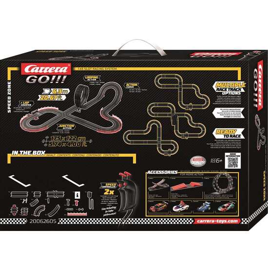 PISTA CARRERA GO SPEED ZONE (F1 FERRARI HAMILTON+F1 RED BULL VERSTAPPEN) 6,3M image 2