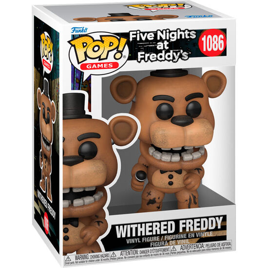 FIGURA POP FIVE NIGHTS AT FREDDYS WITHERED FREDDY image 0