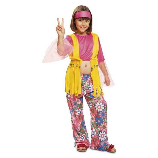 HIPPIE FLOWER 7-9 AÑOS NIÑA image 0