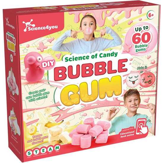 JUEGO FÁBRICA DE CHICLES. CREA TU PROPIO CHICLE CON DIFERENTES SABORES Y COLORES CON CIENCIA. 23,5X22X6,5 CM image 0