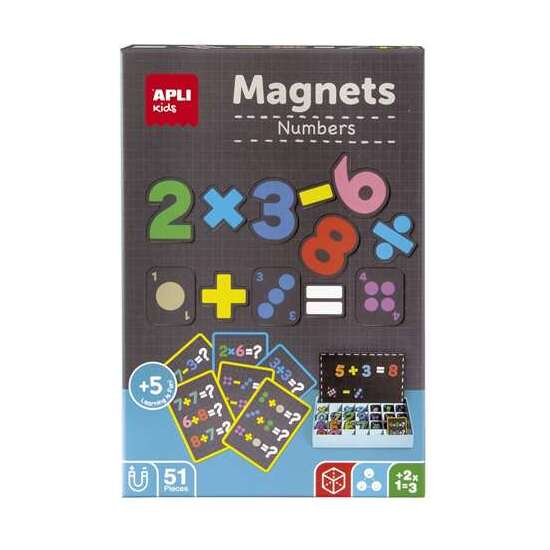 JUEGO MAGNÉTICO NÚMEROS. PARA INICIARSE EN MATEMÁTICAS DE MANERA DIVERTIDA. 51 IMANES DE NÚMEROS Y SIMBOLOS. 21X5,5X31 CM image 3