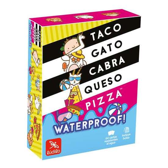 JUEGO TACO, GATO WATERPROOF. CON 64 CARTAS RESISTENTES AL AGUA INCLUYE BOLSA image 0