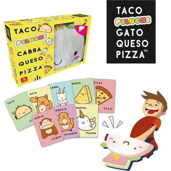 JUEGO TACO PELUCHE.CONTIENE 65 CARTAS Y MANOPLA DE PELUCHE image 1