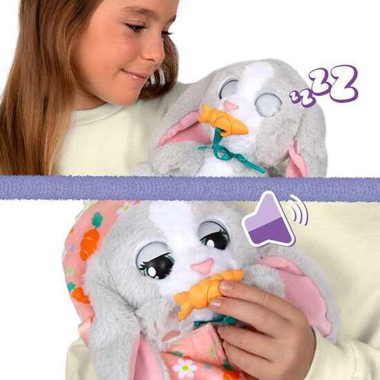 PELUCHE CACHORRO BUNNY BABY PAWS, CON SONIDO Y BOLSA TRANSPORTABLE PERSONALIZADA image 2