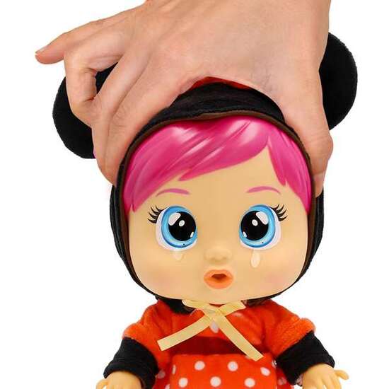 MUÑECO BEBE LLORON MINNIE LOVING CARE. INCLUYE BIBERON Y CHUPETE image 1