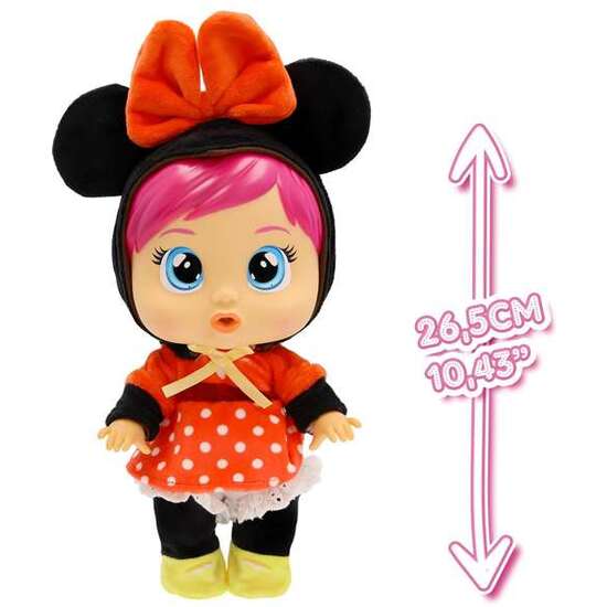 MUÑECO BEBE LLORON MINNIE LOVING CARE. INCLUYE BIBERON Y CHUPETE image 4