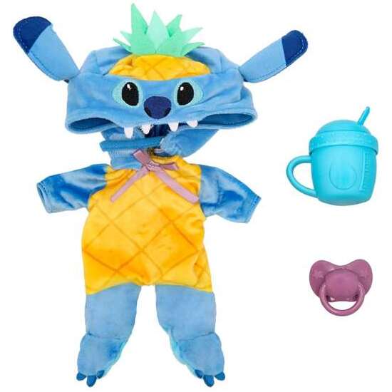 MUÑECO BEBE LLORON STITCH LOVING CARE. INCLUYE BIBERON Y CHUPETE image 3
