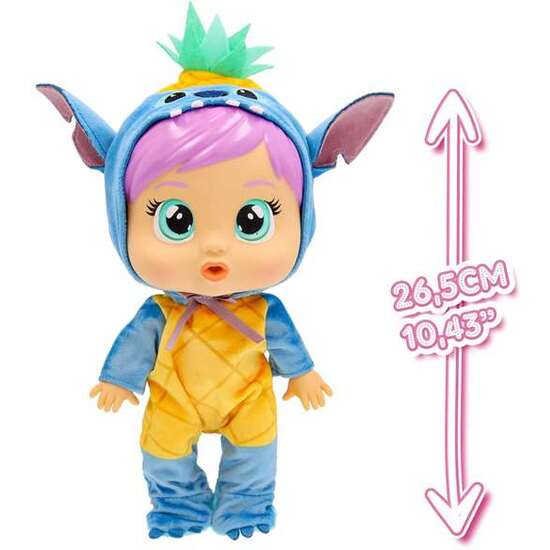 MUÑECO BEBE LLORON STITCH LOVING CARE. INCLUYE BIBERON Y CHUPETE image 4