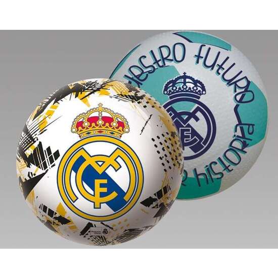 PELOTA REAL MADRID 140 MM - MODELOS SURTIDOS image 1