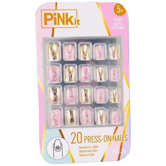 SET DE UNAS ADHESIVAS PINK IT image 0