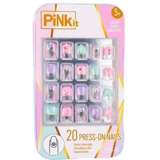 SET DE UNAS ADHESIVAS PINK IT image 1