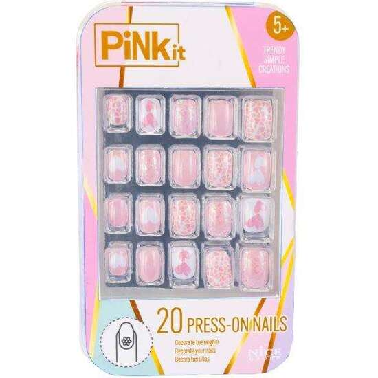 SET DE UNAS ADHESIVAS PINK IT image 2