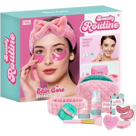 SET CUIDADO FACIAL. INCLUYE HIDRATANTE,LIMPIADORL,CINTA PARA EL PELO,ESPONJAS,BOLSITO REVERSIBLE,ESPÁTULA,PARCHE PARA OJOS Y MASCARILLA. image 0