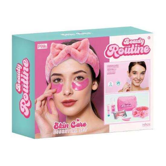 SET CUIDADO FACIAL. INCLUYE HIDRATANTE,LIMPIADORL,CINTA PARA EL PELO,ESPONJAS,BOLSITO REVERSIBLE,ESPÁTULA,PARCHE PARA OJOS Y MASCARILLA. image 1