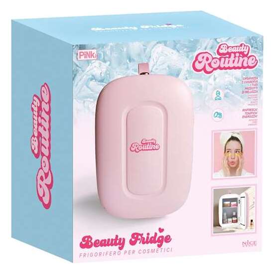 FRIGORIFICO NEVERA BEAUTY 5 LITROS.  PARA ORGANIZAR Y REFRESCAR TUS PRODUCTOS DE RUTINA DE BELLEZA. CABLE DE CARGA INCLUIDA. image 0