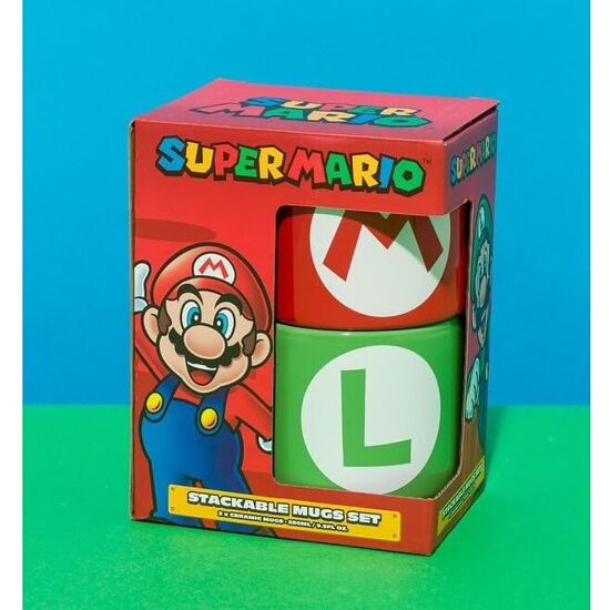 SET 2 TAZAS SUPER MARIO BROS image 0