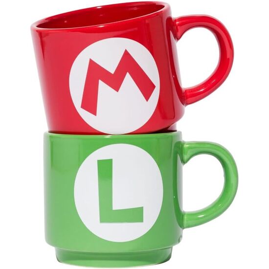 SET 2 TAZAS SUPER MARIO BROS image 1