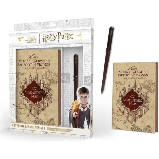 SET CUADERNO + BOLIGRAFO VARITA HARRY POTTER image 0