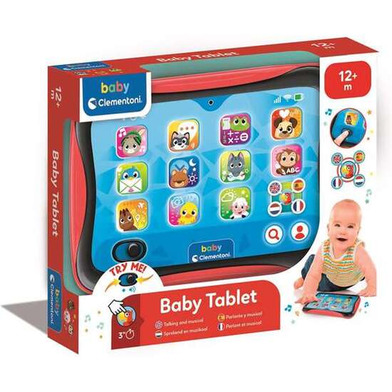 TABLET BABY CON 12 BOTONES TÁCTILES. LUCES Y SONIDOS. 21X25X5 CM image 0