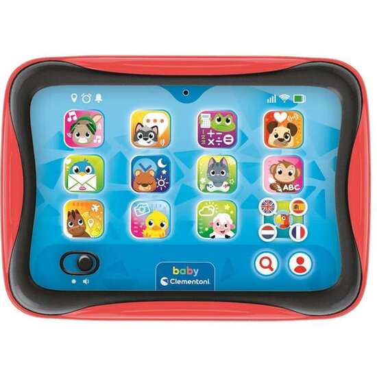 TABLET BABY CON 12 BOTONES TÁCTILES. LUCES Y SONIDOS. 21X25X5 CM image 1