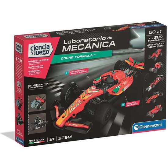 LABORATORIO DE MECANICA CIENCIA Y JUEGO COCHE DE CARRERAS. 350 PIEZAS. image 0