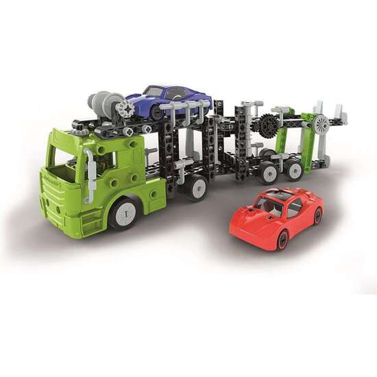 JUEGO CONSTRUCCION MECHANICS TRAILER PORTACOCHES.  39,6X27,8X6 CM. image 1