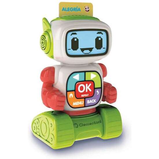 ROBOT EDUCATIVO EDDIE. PANTALLA LCD PARA ENSEÑAR LETRAS,NUMEROS Y EMOCIONES. 20X25X10,5 CM image 1