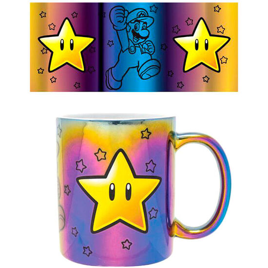 TAZA STAR POWER SUPER MARIO NINTENDO image 0