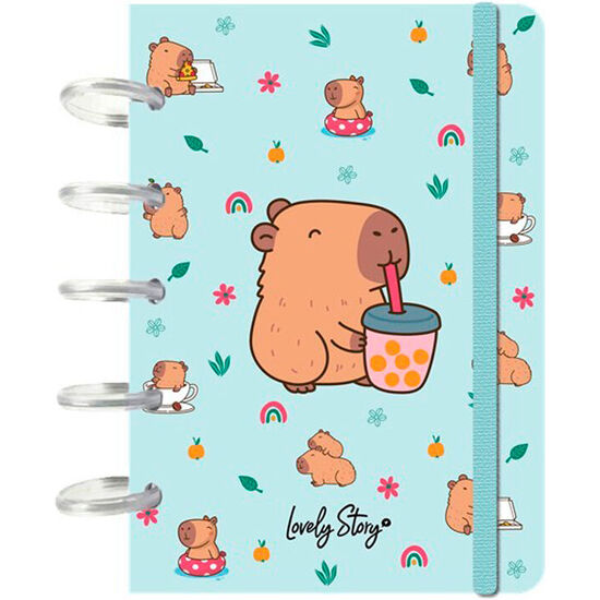 CUADERNO A6 BUBBLE TEA CAPIBARA image 0