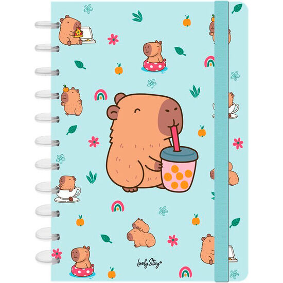 CUADERNO A4 BUBBLE TEA CAPIBARA image 0